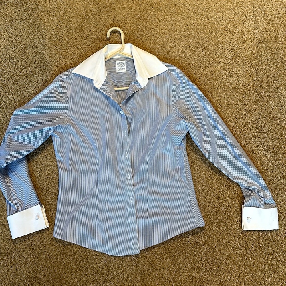 Brooks Brothers button down collared shirt